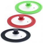 Крышка стеклянная с силиконовым ободком Menu (22/24/26/28 см) Светофор