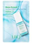 UIQ Охлаждающая маска с ПДРН Biome Remedy Pore Reset PDRN Calming Mask Sheet 22 мл*5