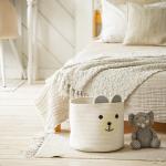 Корзина для хранения SL Home, плетёная, ручной работы, 35?35?30 см, белая