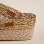 Корзины для хранения SL Home, плетёные, ручной работы, 2 шт., 28?18?10 см, 30?20?12 см