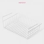 Корзина сетчатая навесная на полку Доляна, 40?25.5?14 см, белая