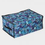 Кофр для хранения вещей «Тропики», 45?30?20 см, синий