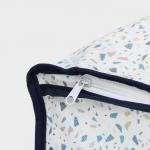 Кофр для хранения вещей Доляна «Мармелад» с ПВХ-окном, 80?45?15 см, белый