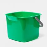 Ведро для уборки, 7.5 л, 25.2?25.5?19 см, зелёное