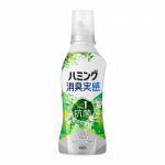 KAO Кондиционер для белья Hamming Deodorant Feeling Refresh Green двухэтапное освежающий эффект аромат трав 510 мл бутылка с колпачком-дозатором