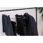 Плечики - вешалка для брюк и юбок LaDо?m Laconique, 36.5?31?1.1 см, многоуровневые, белые