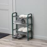 Полка для обуви Доляна, 4 яруса, 42?19?59 см, зелёная