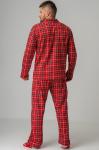 Мужская новогодняя пижама с брюками и рубашкой Happyfox
