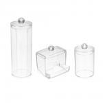 Набор органайзеров 3 штуки тм ЮНИLOOK, пластик, прозрачный, #124