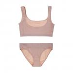 GALANTE Комплект:топ на широких лямках и трусы, р.42-44, 90%полиамид, 10%спандекс, бежевый, НБ25-18