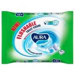 АКЦИЯ! AURA FAMILY 42шт Влажная туалетная бумага КК/10