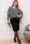 Блуза Anastasia 1207 черно-белый