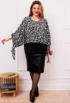 Блуза Anastasia 1207 черно-белый