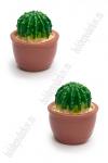 Фигурка миниатюрная "Кактус" 3*3*3,5 см (2 шт) SF-8049