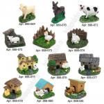 Фигурка миниатюрная "Домик" 4,5*4*3,7 см (1 шт) SF-8049, №2