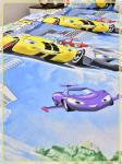 Детское постельное белье поплин артдизайн Суперкар основа