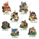 Фигурка миниатюрная "Домик" 6*4,5*7,5 см (1 шт) SF-8049, №2