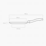 Сковорода блинная с антипригарным покрытием, 24 см, NADOBA, серия MARGARET