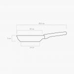 Сковорода с антипригарным покрытием, 20 см, NADOBA, серия INGRID