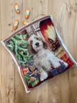 Бассет Гриффон у елки Мешок 41х44 см 2520065 New РАСПРОДАЖА