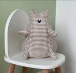 Возьми меня Котик игрушка 20х27см 2107183 Бежевый