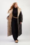 Пальто Rivoli 1065.1-Р черный/бежевый