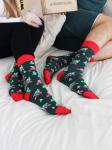 Носки НГ р.35-40 "Wow" Машинка с Ёлкой