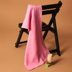 Полотенце вафельное Love Life Sweet Moment, 70?130 см, хлопок 100%, розовое