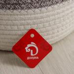 Корзина для белья Доляна «Милано», плетёная, ручная работа, 30?34 см