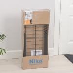 Этажерка для обуви разборная, 2 яруса, 66?28?44 см, чёрная