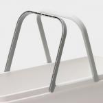 Ведро для уборки Raccoon, 20 л, 59.5?22?19 см, дно 55?17 см, белое