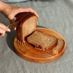 Доска для подачи и сервировки Adelica «Олимп», d=20?1.8 см, дерево берёза