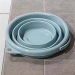 Ведро для уборки Доляна, складное, 5 л, 26?26?20 см, серый