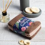 Набор махровых полотенец «Любимая бабушка» 30?30 см - 3 шт., 100% хлопок 340 г/м?