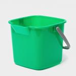 Ведро для уборки, 2.8 л, 17.6?18.5?15 см, зелёное