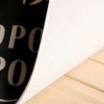 Коврик для бани на пол, придверный с принтом «В здоровом теле — здоровый дух», 40?60 см, ЭВА, войлок, «Банная забава»