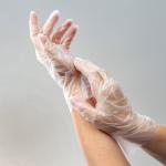 Перчатки одноразовые Elegreen VINYLTEP TPE, прозрачные 50 пар, размер L