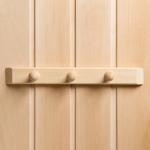 Вешалка для бани и сауны, липа, 30?5?6.5 см, 3 крючка, «Добропаровъ»