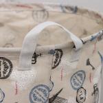 Корзина для белья Доляна «Париж», текстильная, 35?35?60 см