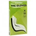 Перчатки одноразовые ТПЭ, 100 шт., размер M