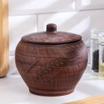 Горшок для жаркого «Колос», 700 мл, красная глина