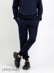 Мужские брюки из футера LINGEAMO темно-синие Кб-33 (88)