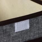 Короб стеллажный для хранения с двойной крышкой Доляна «Тэри», 36?25?16 см, серый