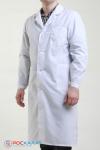 Мужской медицинский халат ТИСИ с ВО белый ХМ-12