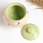 Горшок для запекания Псковский гончар «Аромат лета», 500 мл, керамика, бежевый