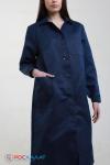 Женский рабочий халат темно-синий ХР-11 (28)