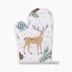 Варежка «Доляна. Олени», 26?16 см, 100% п/э