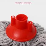 Насадка для швабры верёвочная Доляна, хлопок, 30?10?6 см, МИКС