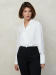 Блузка с V-образным воротником