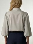Блузка из костюмной ткани OD-1035-1 св. серый